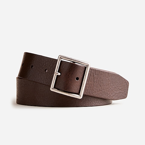 mens Wallace &amp; Barnes jeans belt in Italian leather