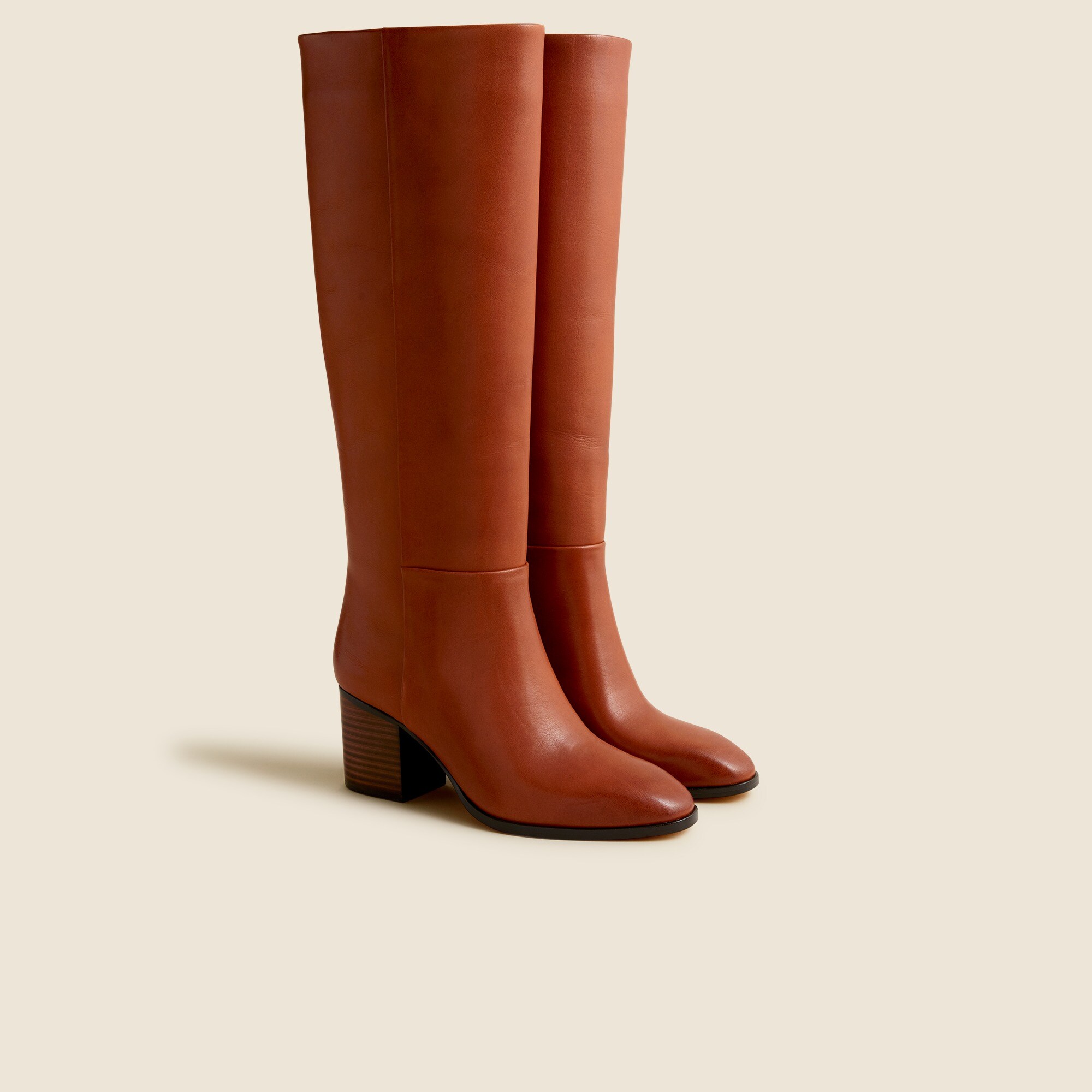 Sadie knee-high boots in leather