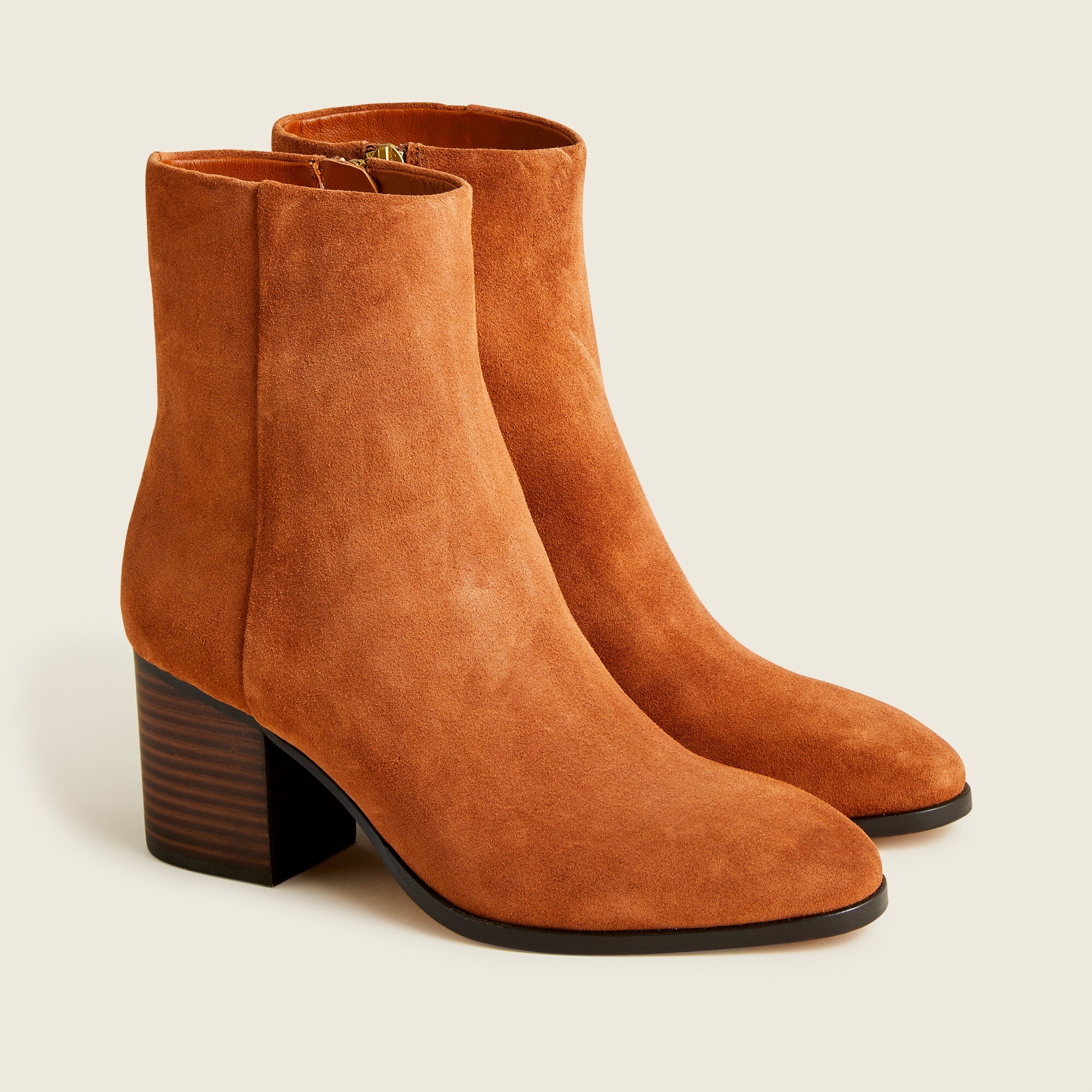 J.Crew New Sadie Stacked heel Boots In Suede For Women