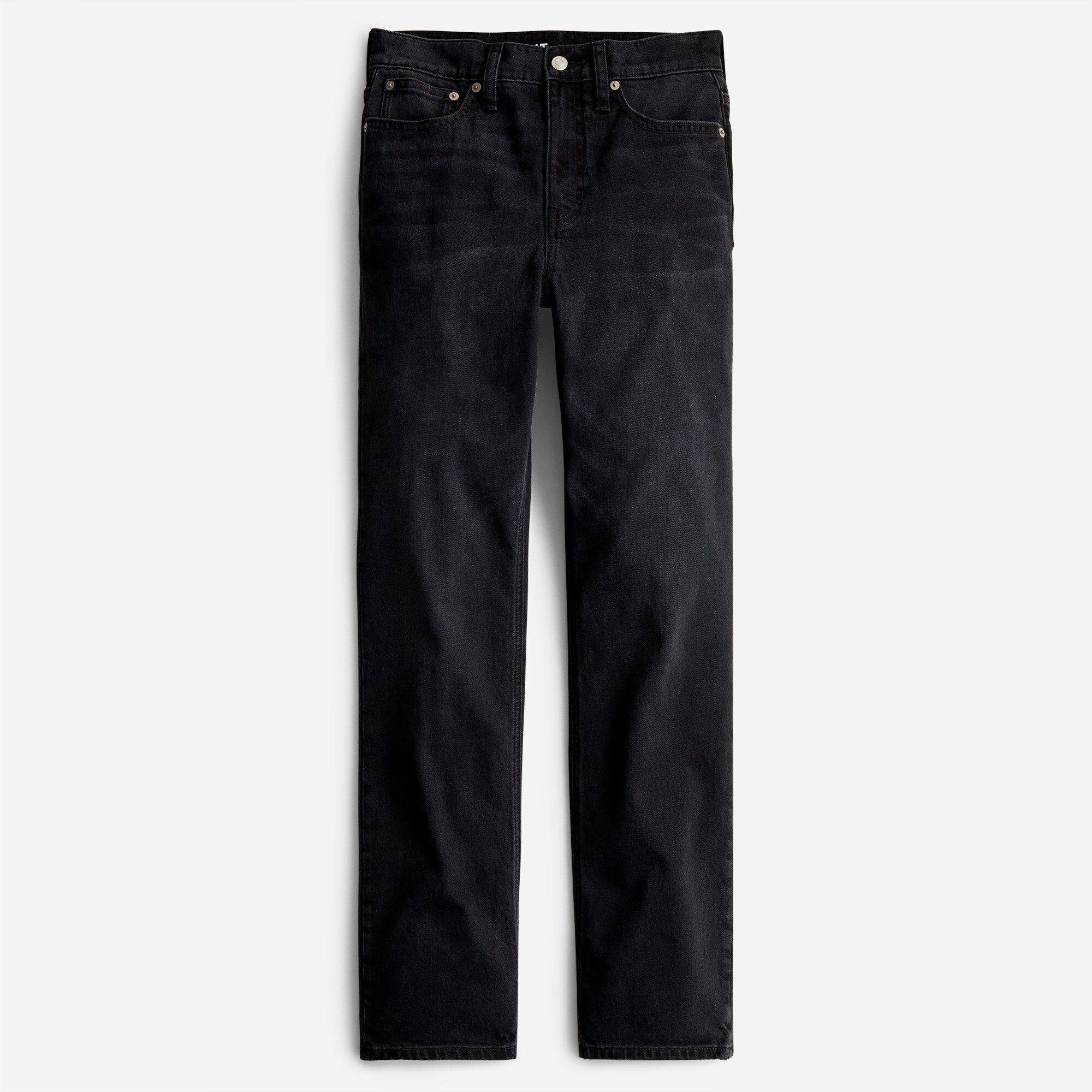 High-rise '90s Classic Straight Jean In Charcoal Wash For