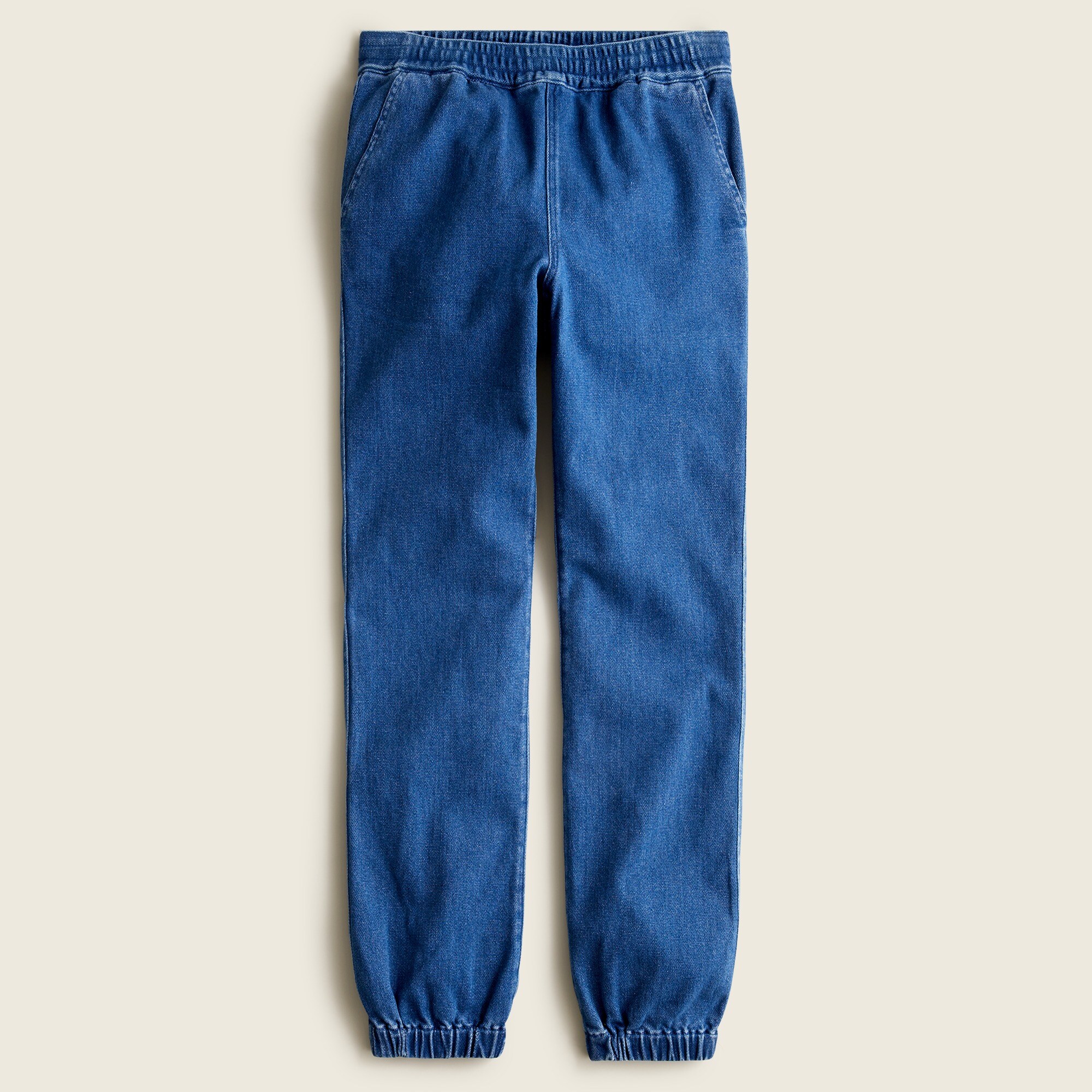 Denim jogger in indigo