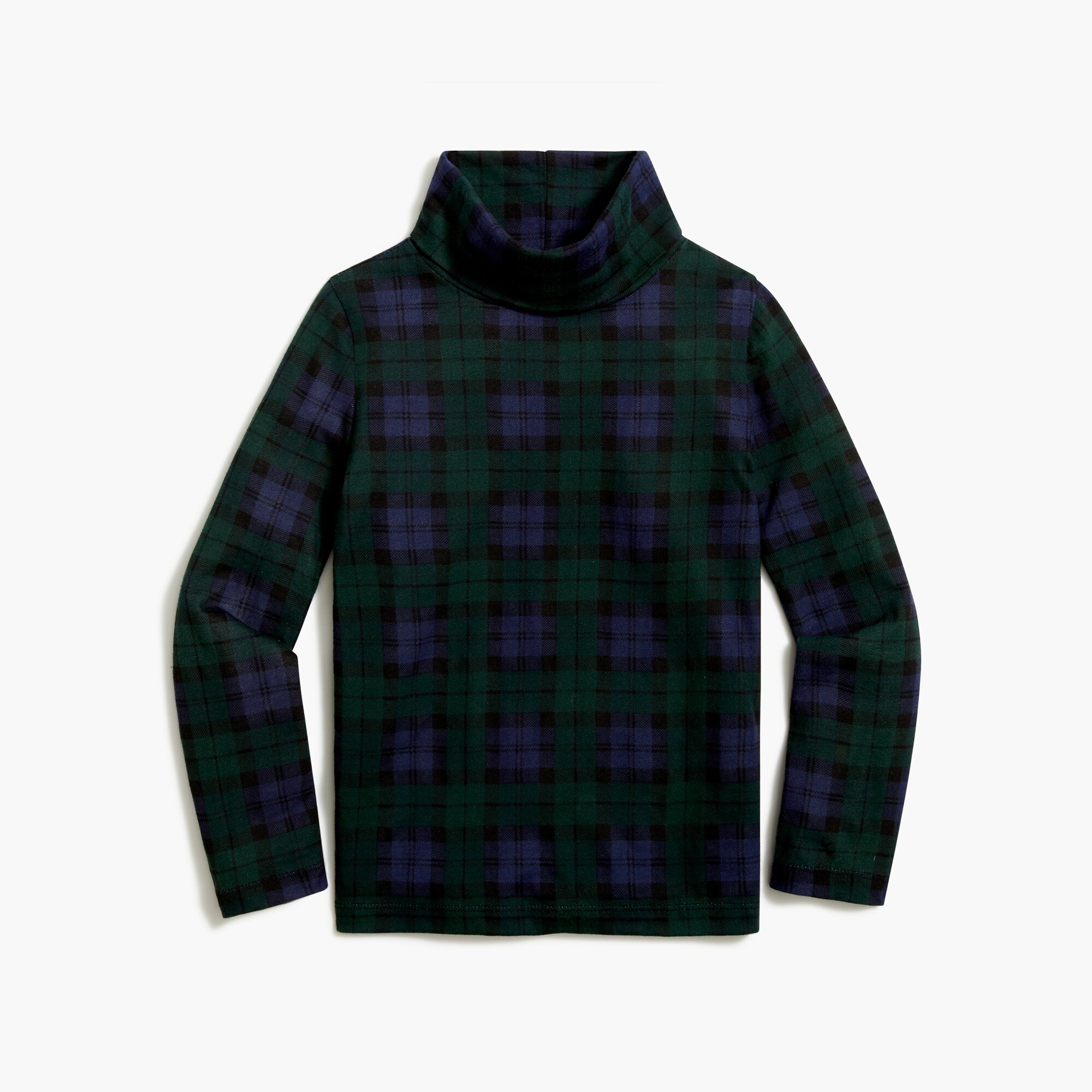 Girls' printed turtleneck