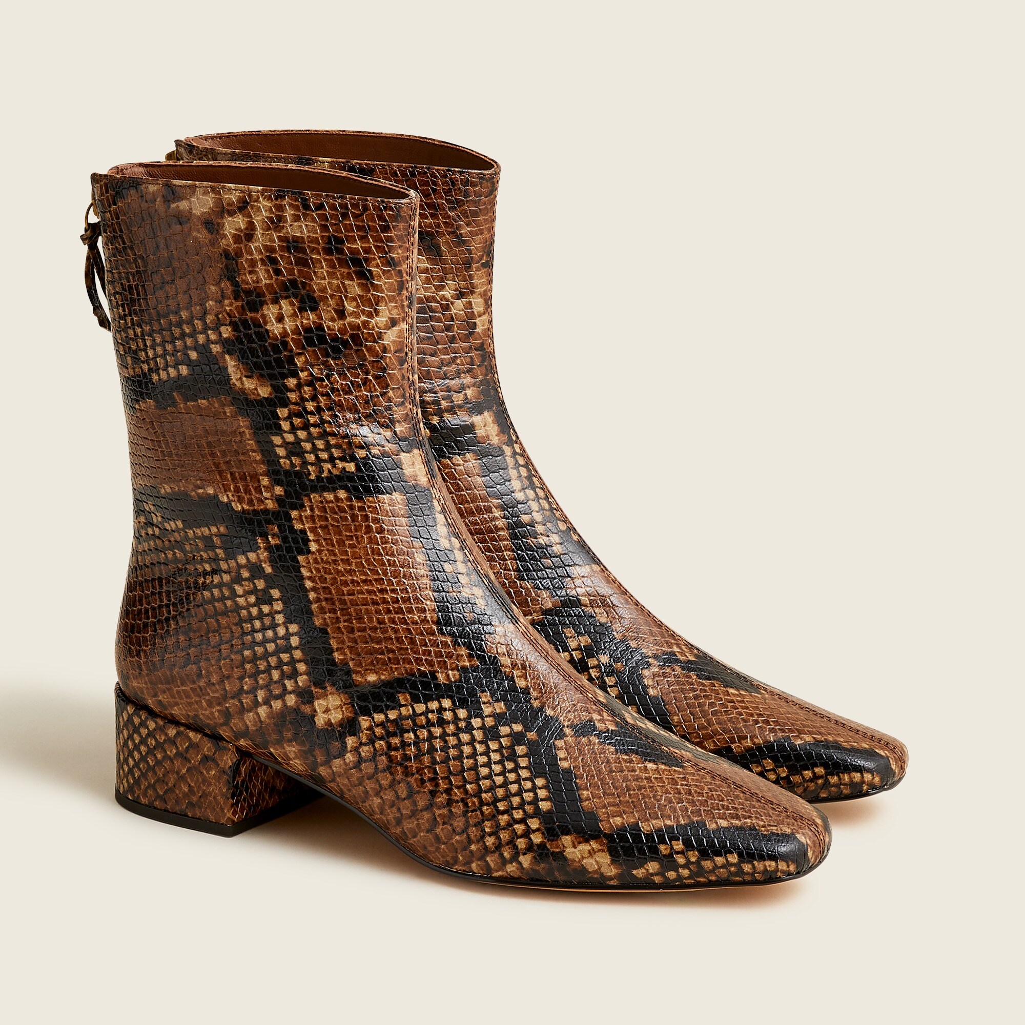 J crew snakeskin boots deals