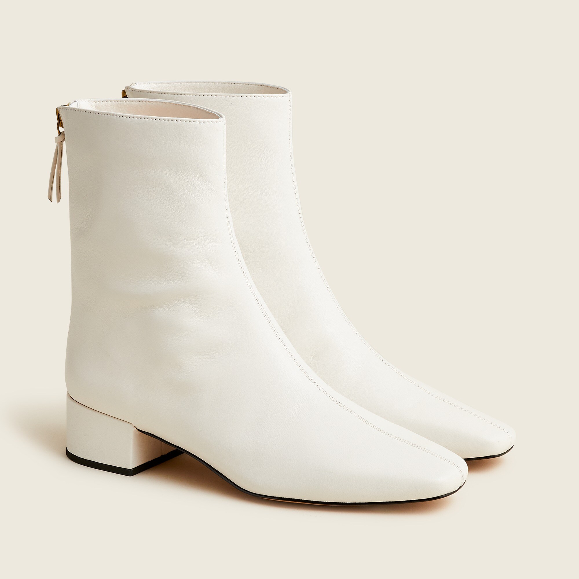 Roxie center-seam ankle boots in leather
