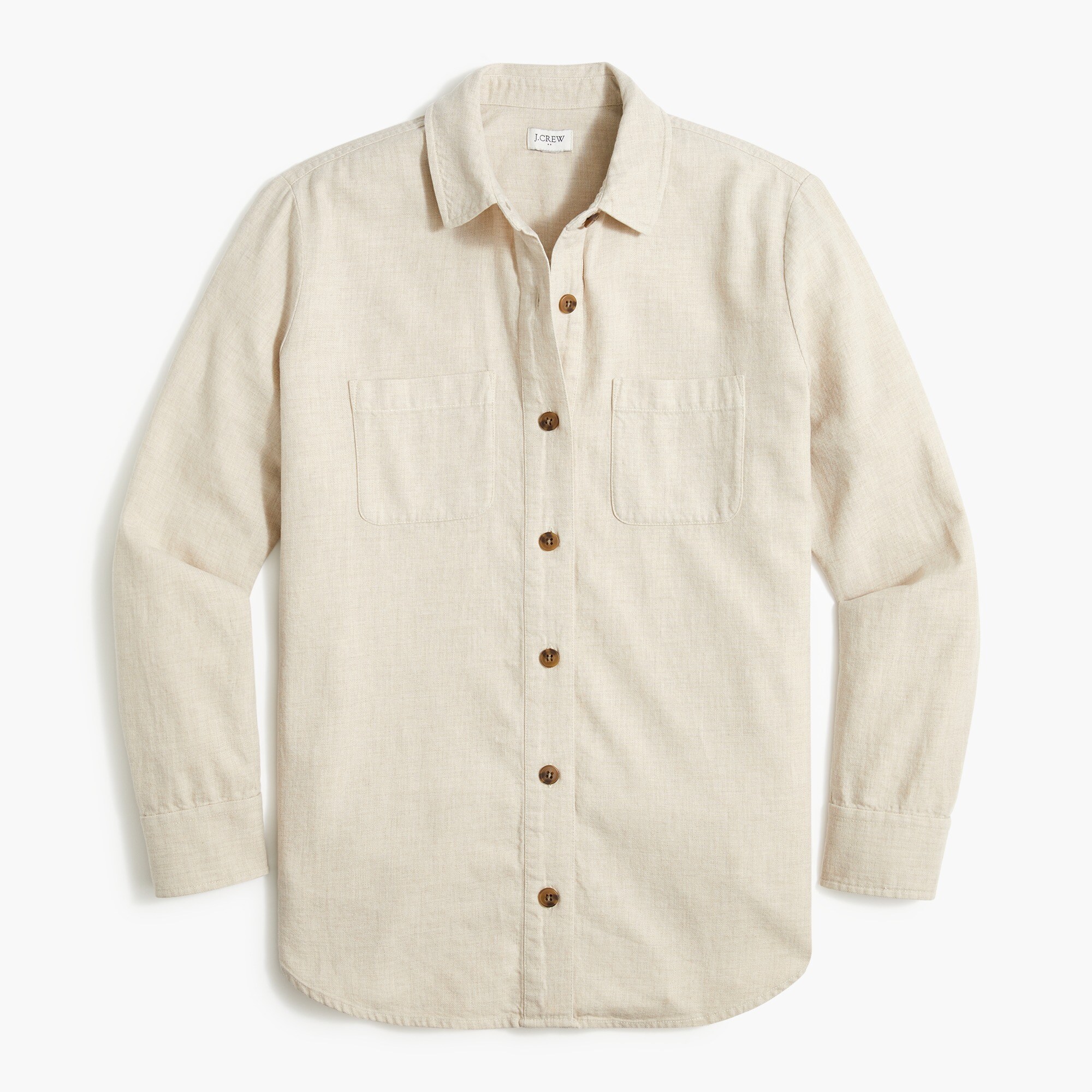 flannel shirt-jacket for women