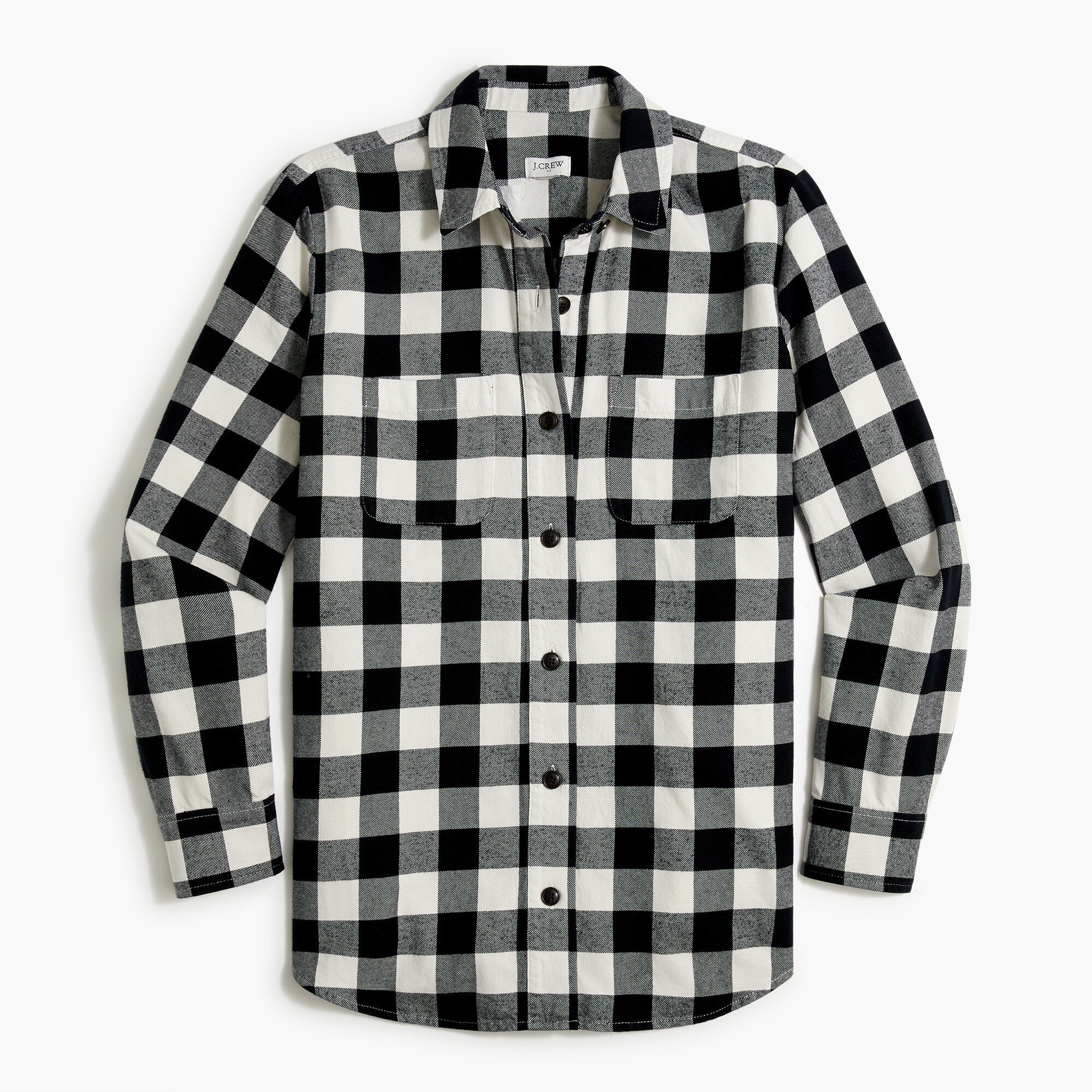 flannel shirt-jacket for women