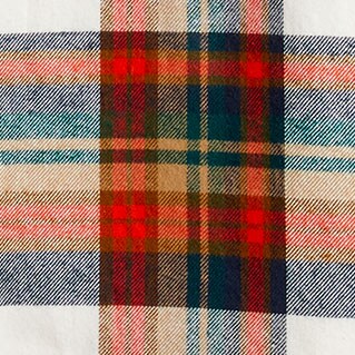 Sherpa-lined flannel shirt-jacket BLUE MULTI factory: sherpa-lined flannel shirt-jacket for women