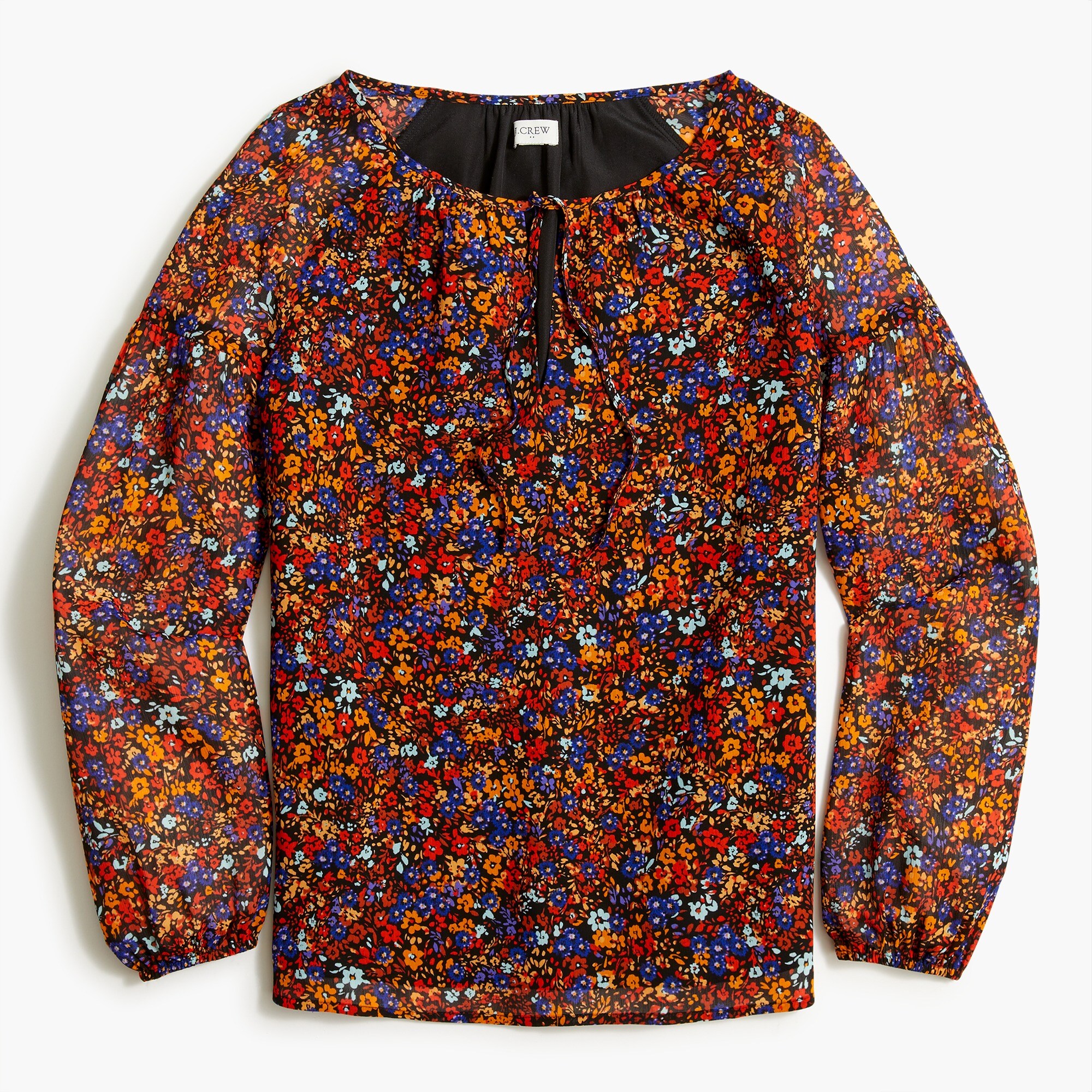 Crinkle peasant top