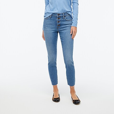womens 9" mid-rise skinny jean in all-day stretch