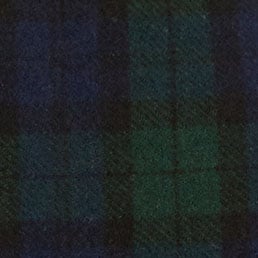 Wool-blend mini skirt in Black Watch plaid BLACKWATCH PLAID GREEN  factory: wool-blend mini skirt in black watch plaid for women