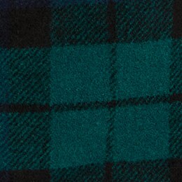 Wool-blend mini skirt in Black Watch plaid BLACKWATCH PLAID GREEN  factory: wool-blend mini skirt in black watch plaid for women