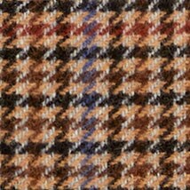Plaid wool-blend A-line mini skirt BLACK CAMEL 