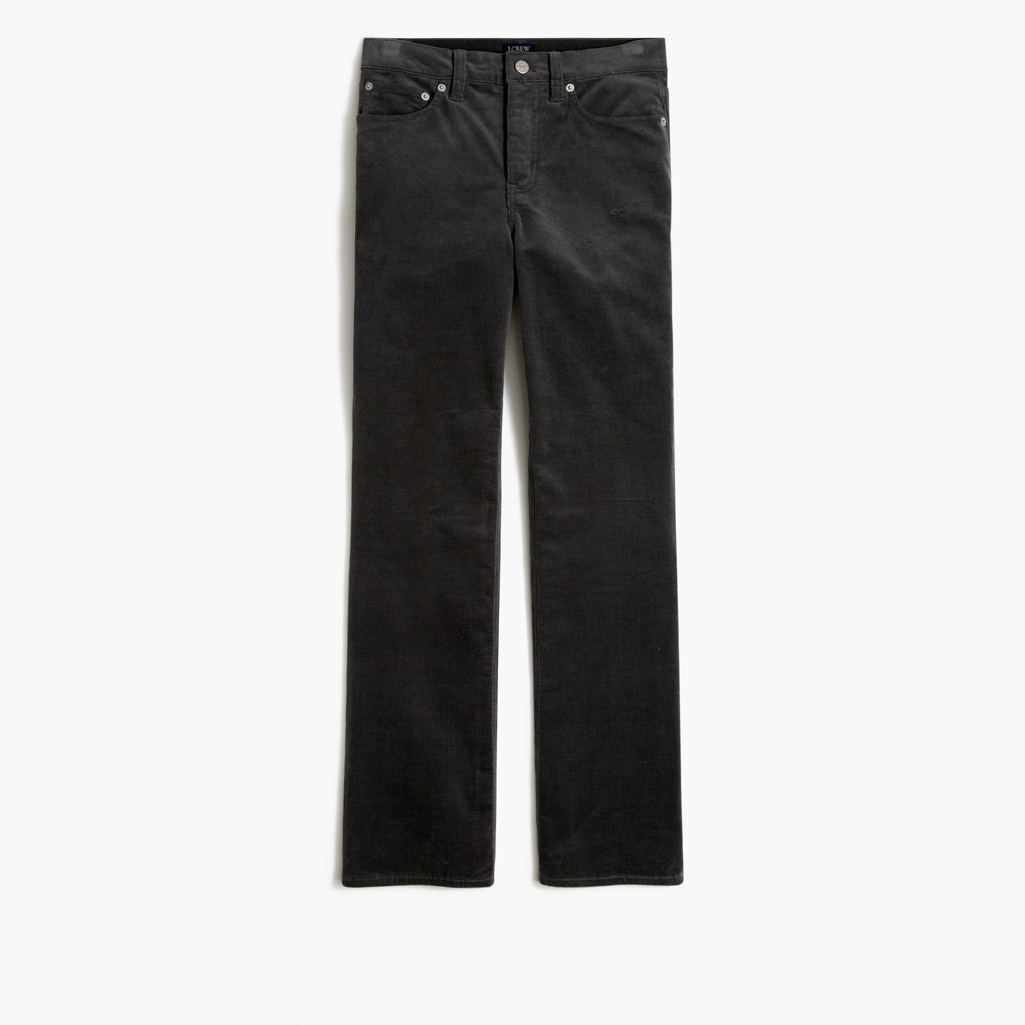 Factory: High-rise Flare Crop Corduroy Pant For Women