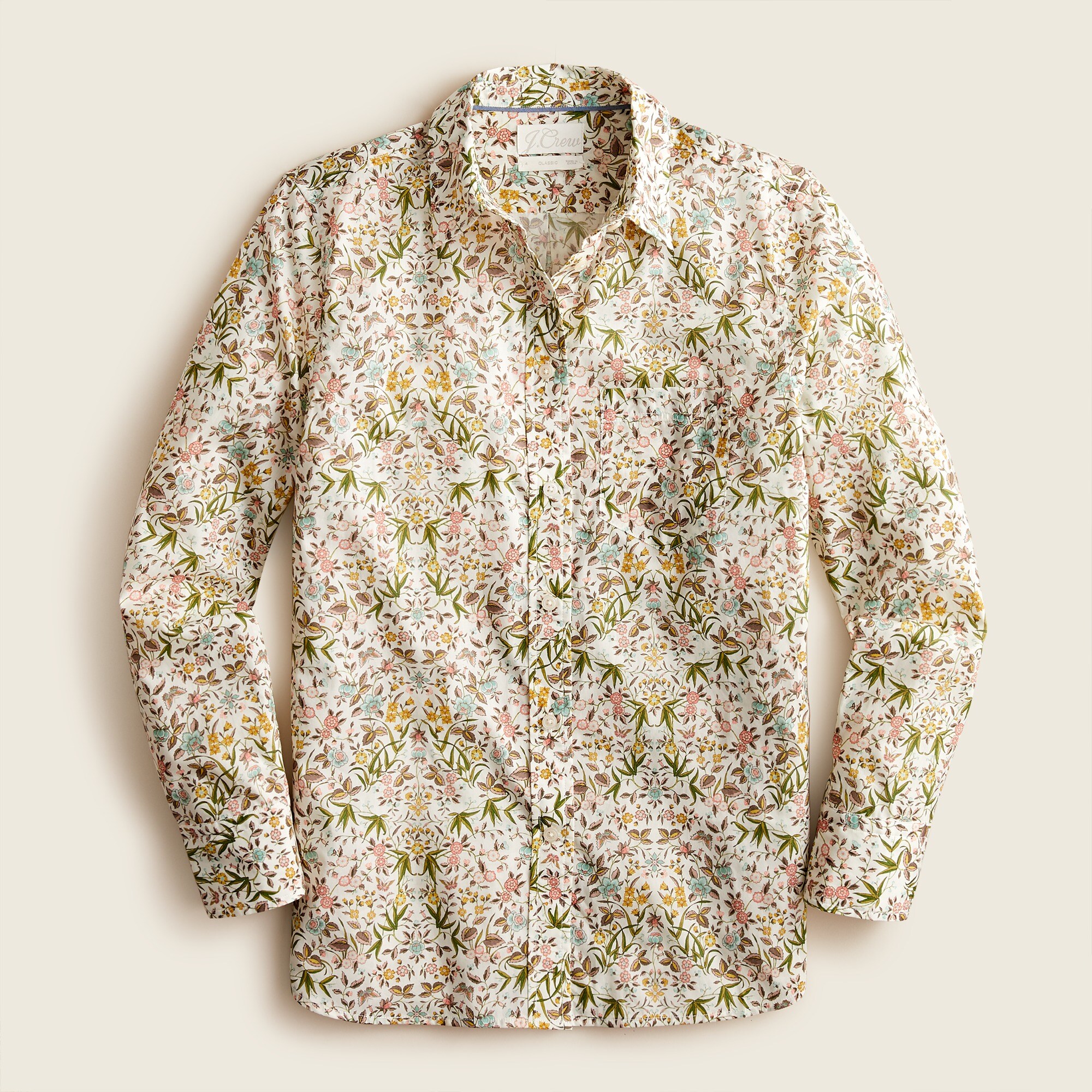 Classic-fit Shirt In Liberty® Tapestry Floral For Women | J.Crew