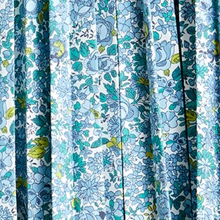 Pleated A-line skirt in blooming floral MISTY BLUE MULTI j.crew: pleated a-line skirt in blooming floral for women