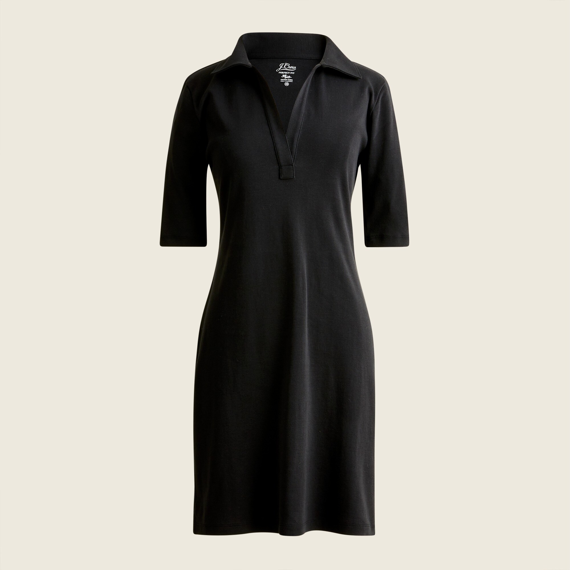Perfect-fit V-neck polo dress