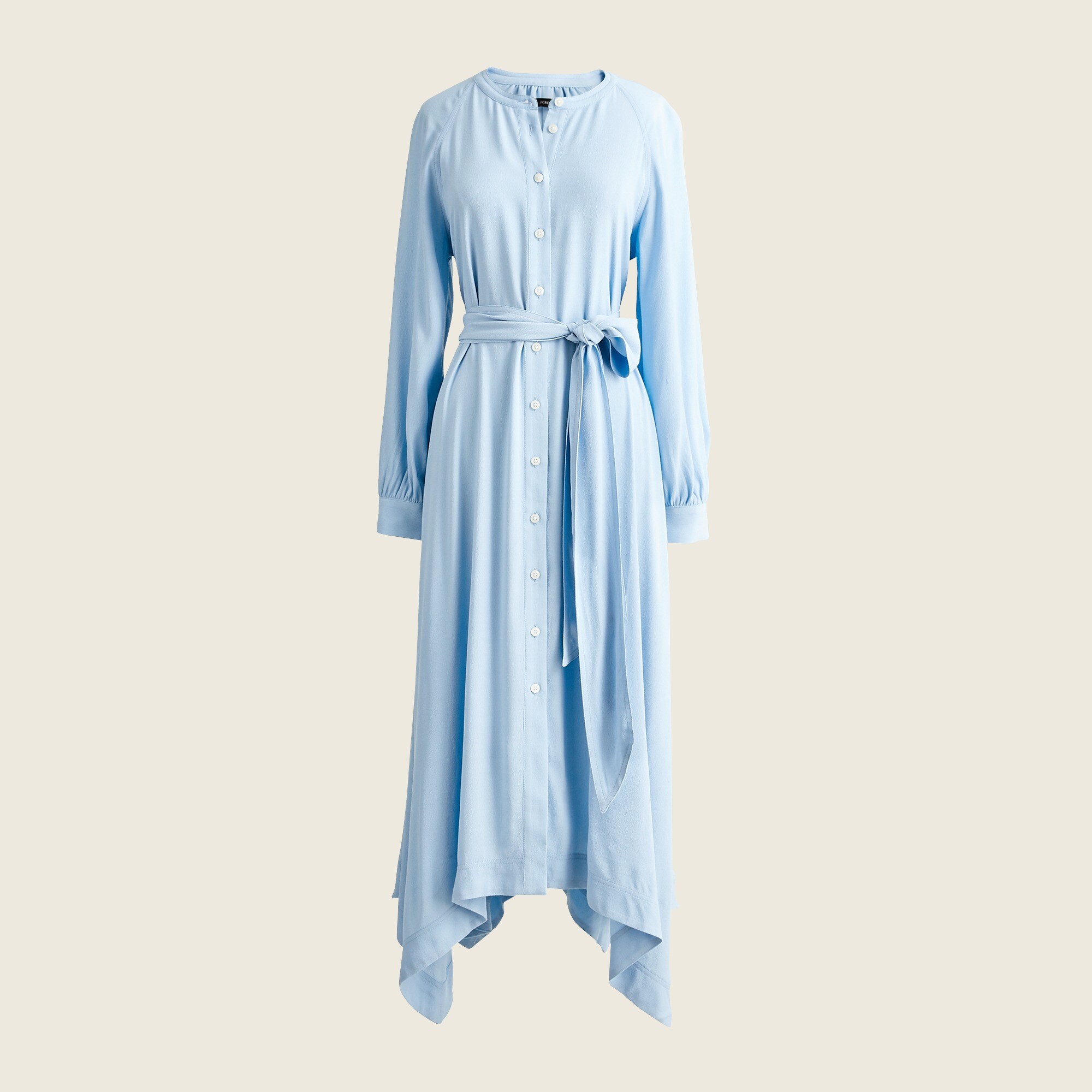 handkerchief hem shirt dress Styli Floral Print Handkerchief Hem Shirt Midi Dress for Women