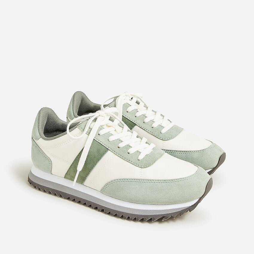 j.crew: j.crew trainers in colorblock for women, right side, view zoomed