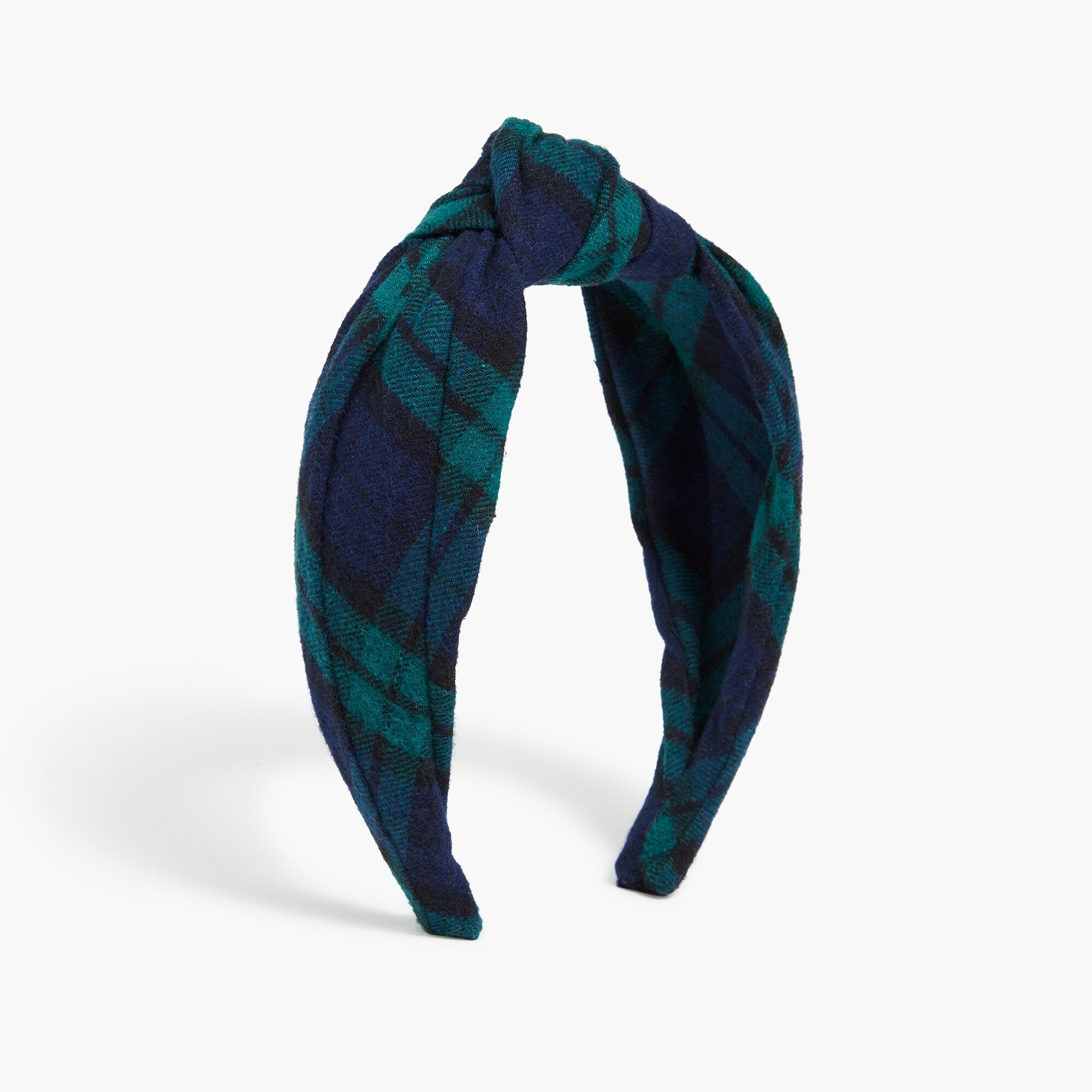 Black Watch plaid knot headband