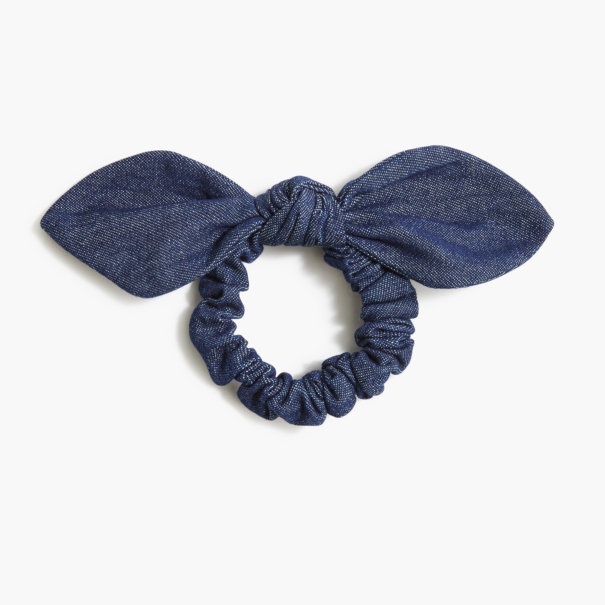 Denim scrunchie