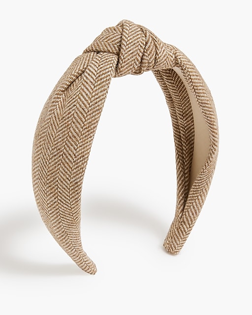 womens Herringbone knot headband