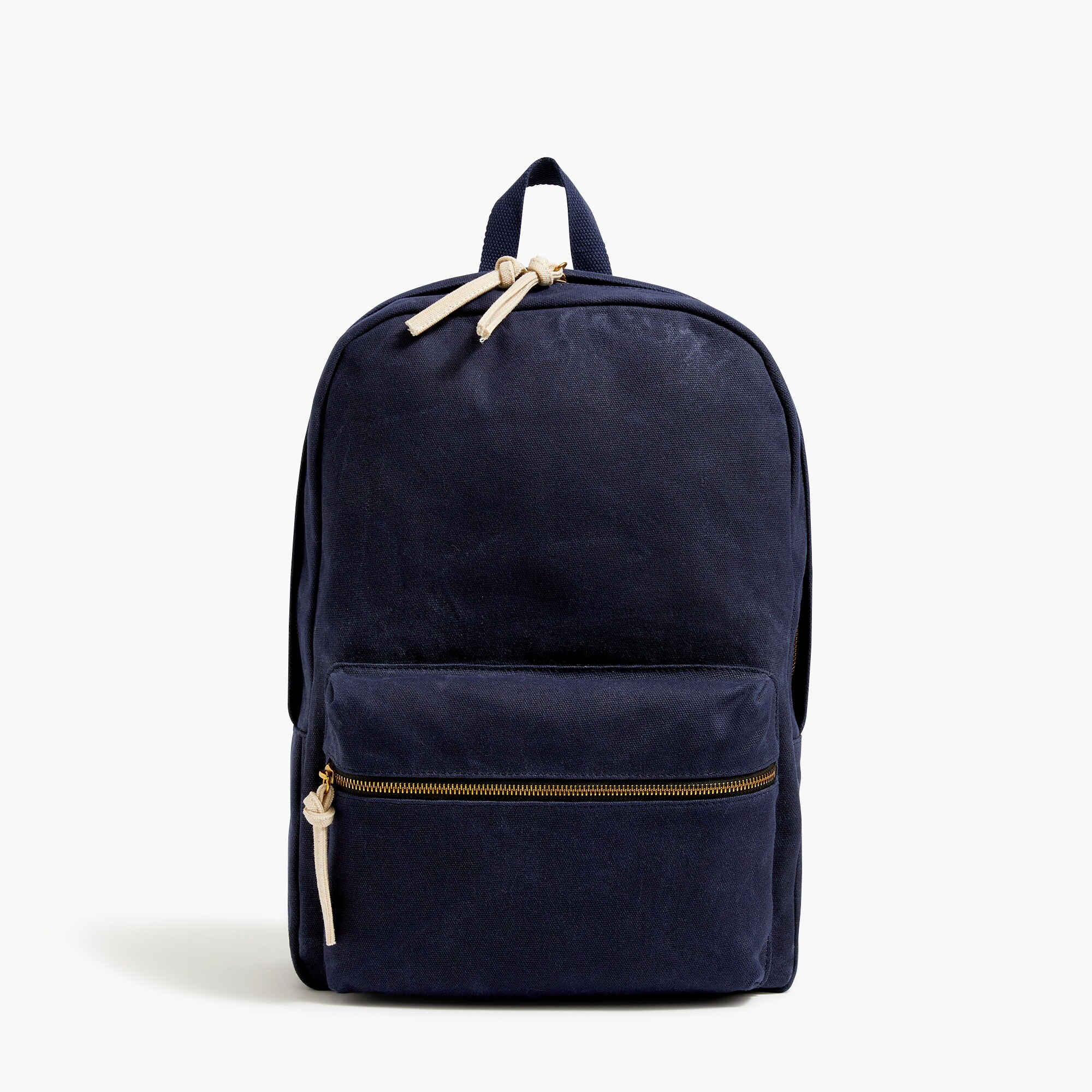 washed canvas backpack for men