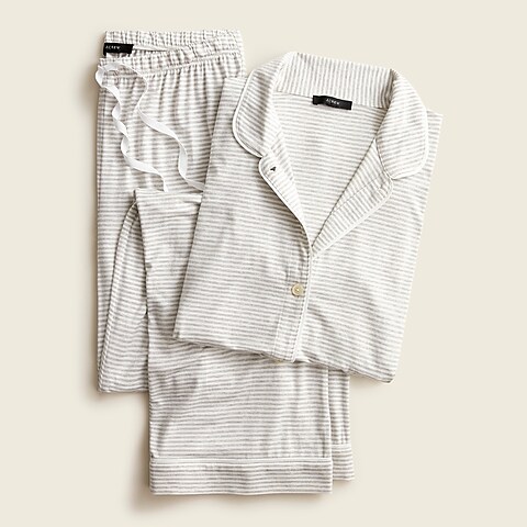 womens Eco dreamiest long-sleeve pajama set in stripe