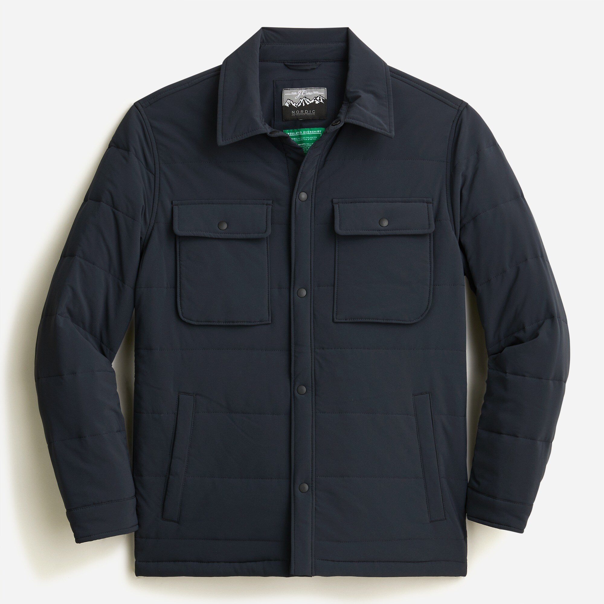 Eco Nordic shirt-jacket with PrimaLoft®