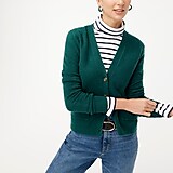 V-neck cardigan sweater in extra-soft yarn