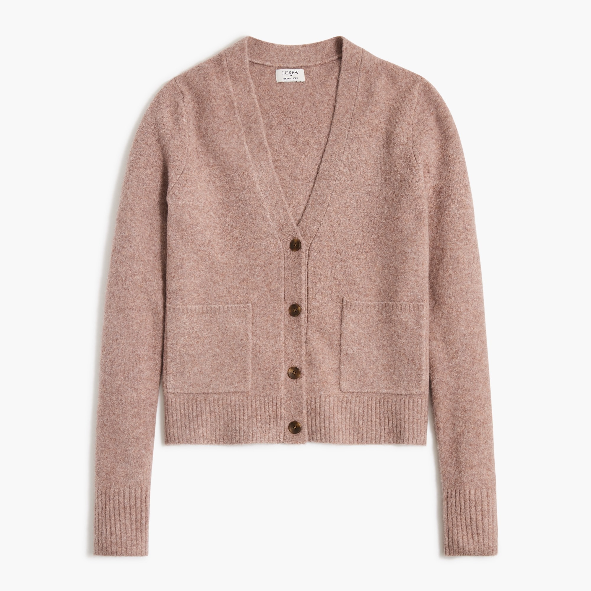 v-neck cardigan sweater in extra-soft yarn for women