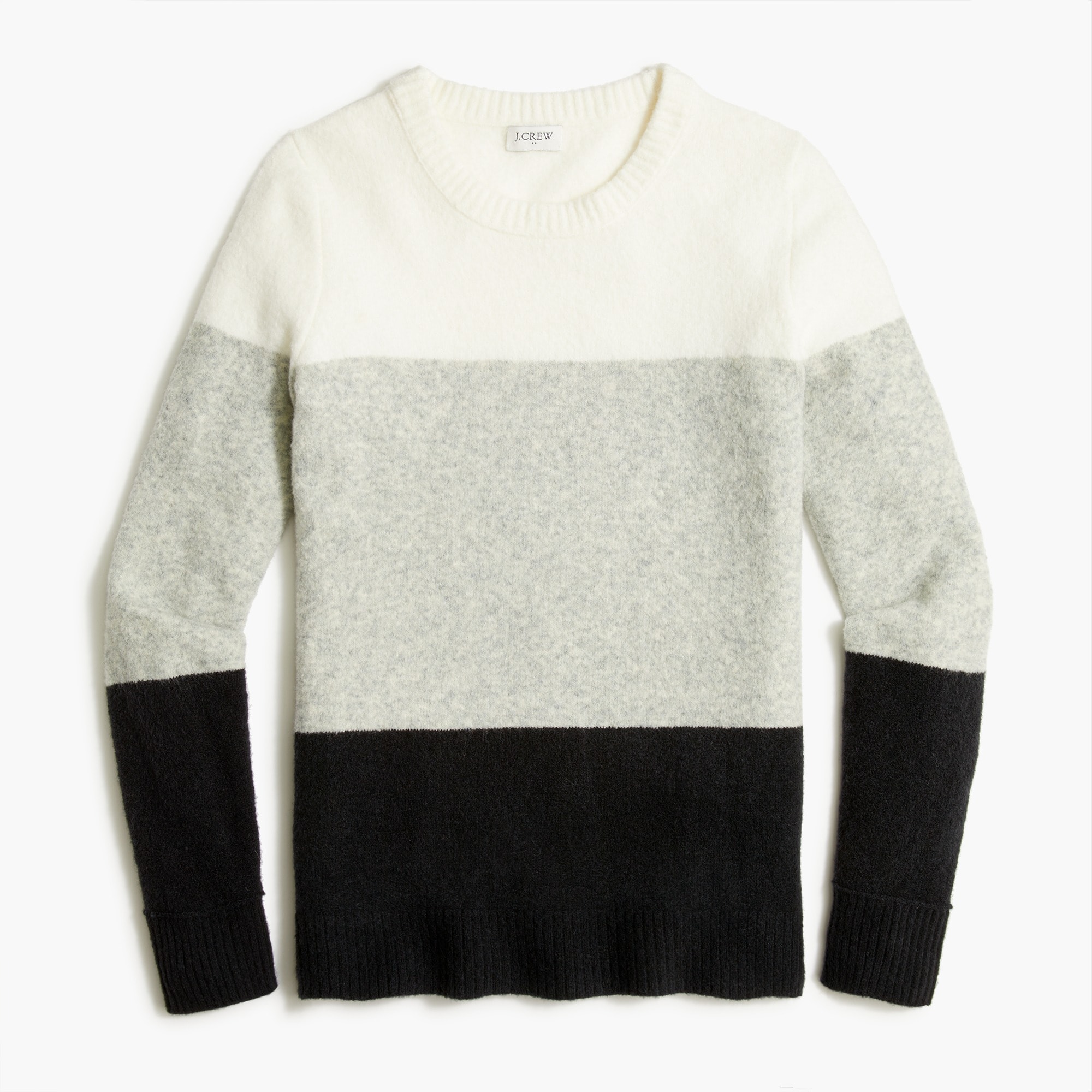 crewneck sweater in extra-soft yarn for women