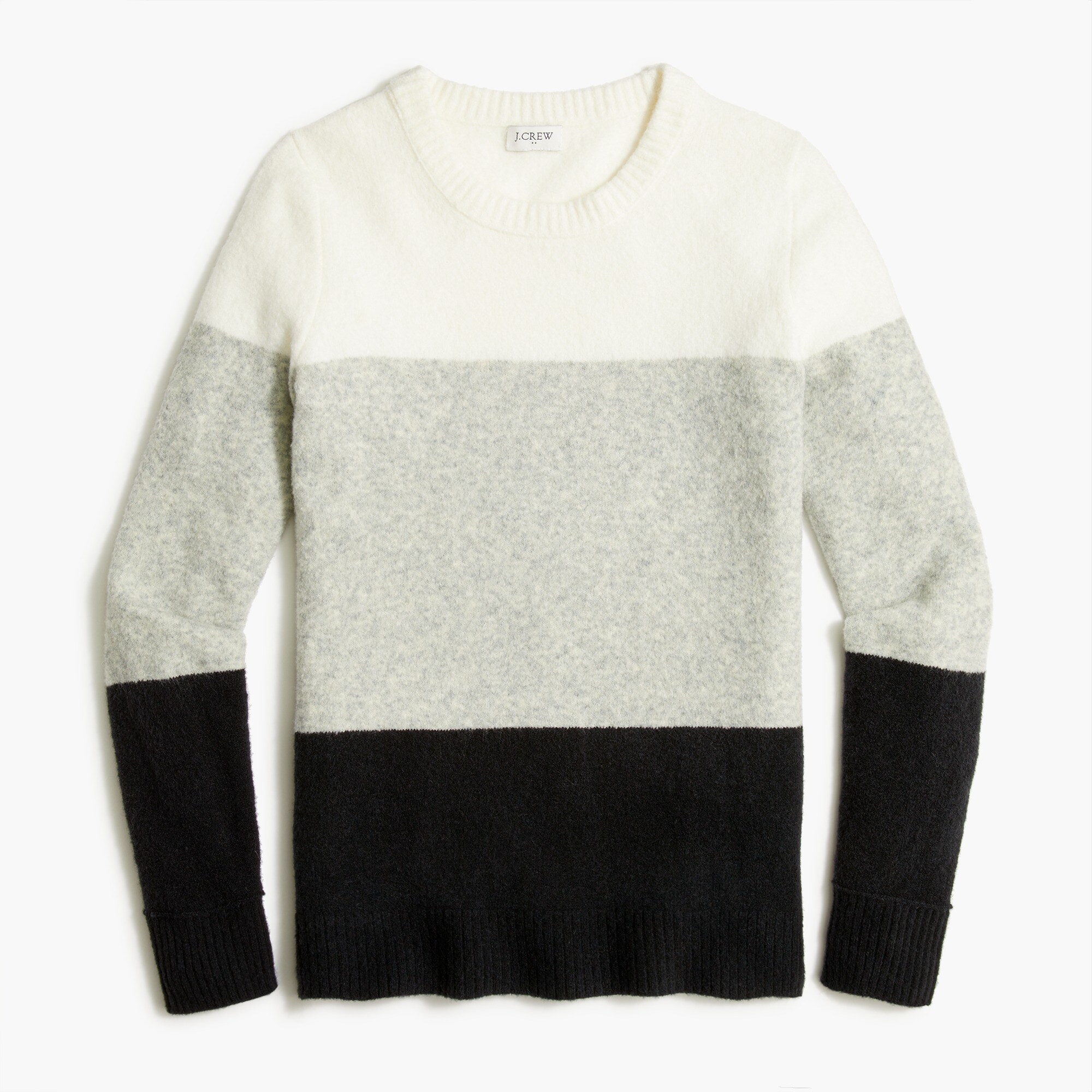 crewneck sweater in extra-soft yarn for women