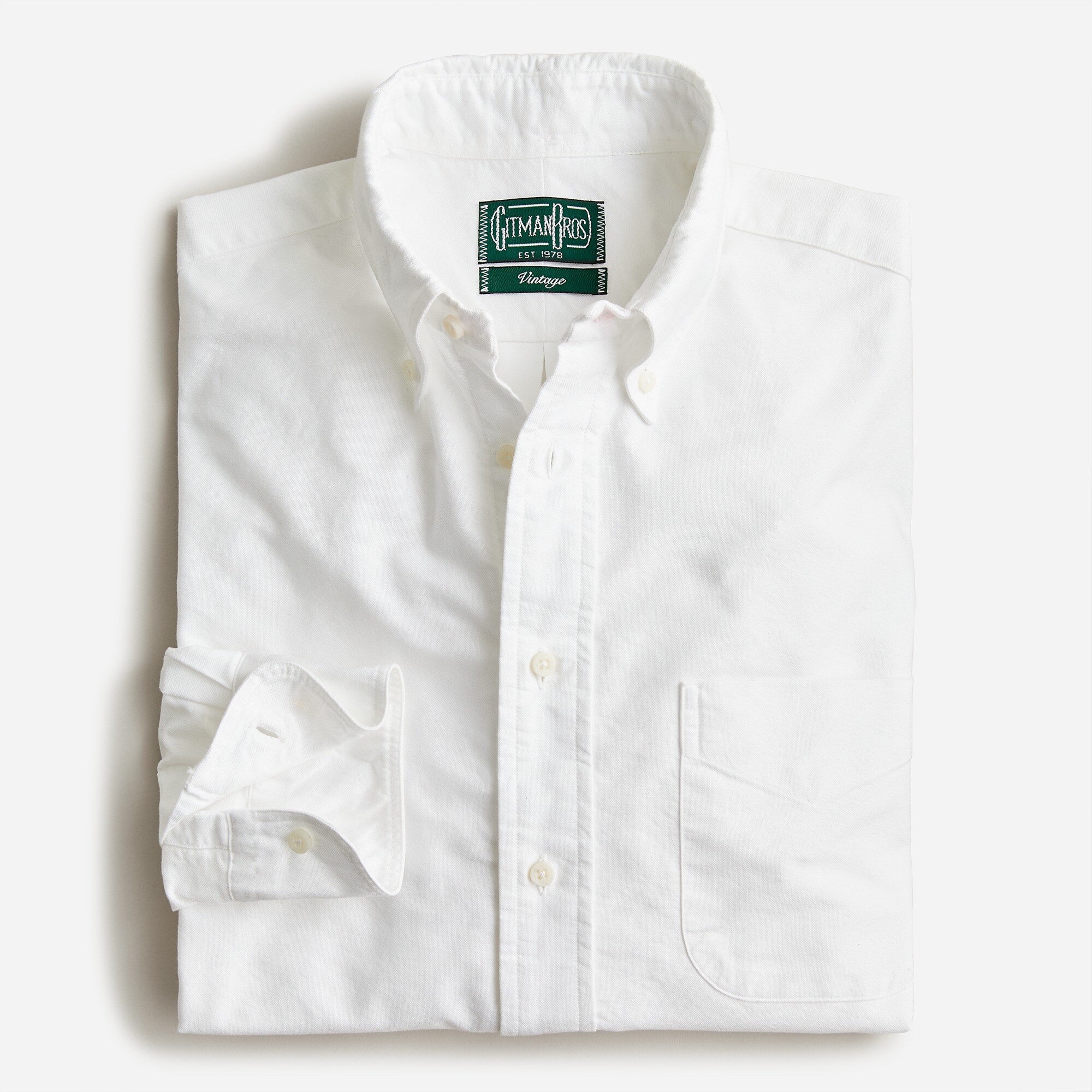 新品us製GITMAN vintage オックスフォードシャツ S白 Gitman Vintage® New Shape Oxford For Men | J.Crew