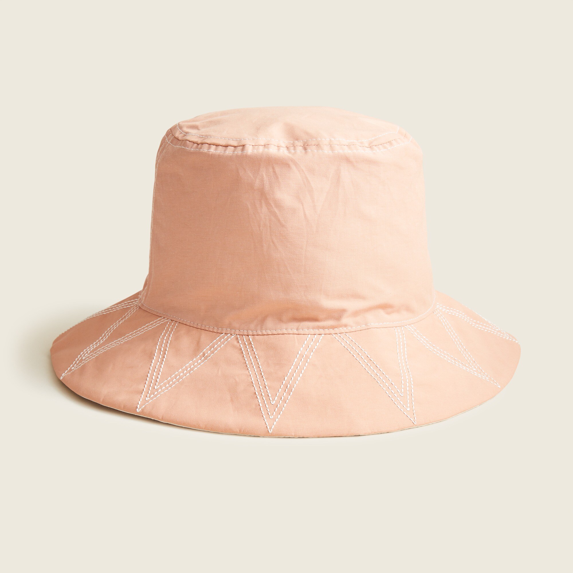 Reversible cotton bucket hat
