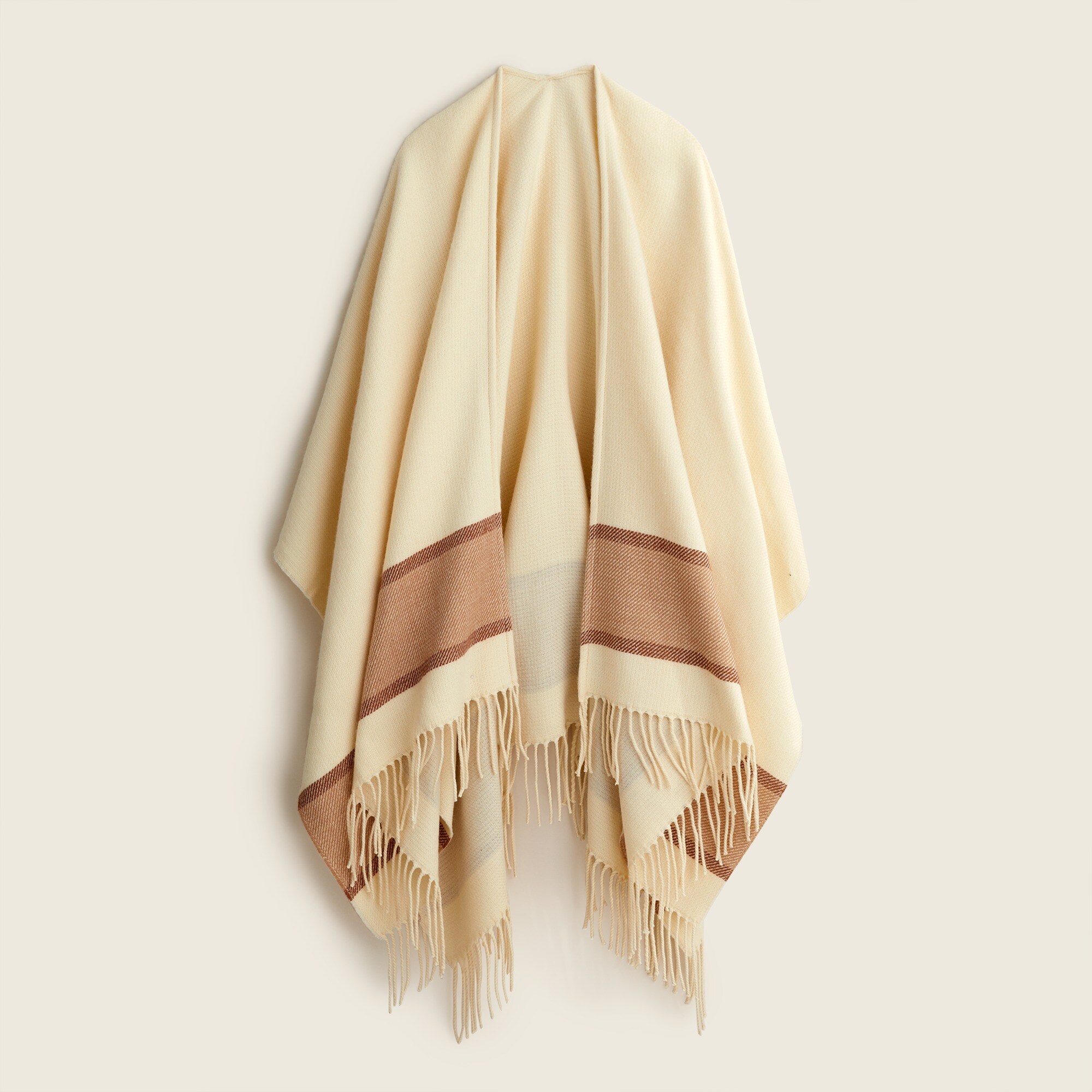 Reversible blanket poncho