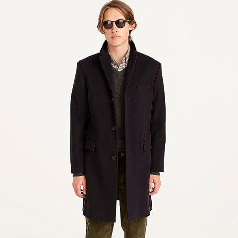 mens Ludlow topcoat in wool-cashmere