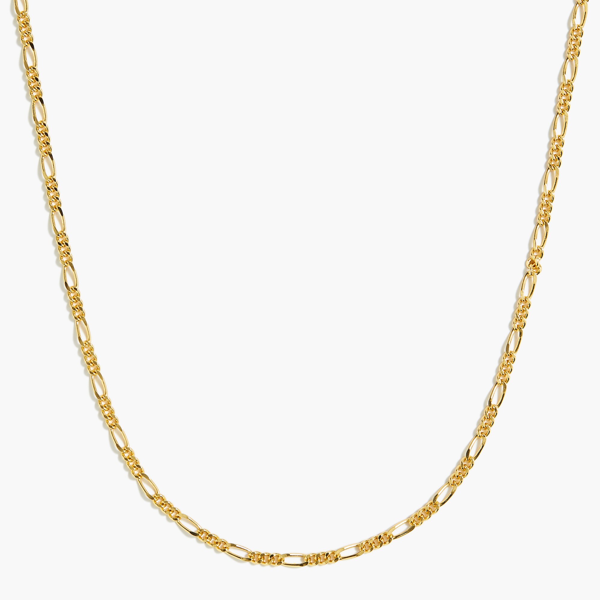 Mixed link delicate chain necklace