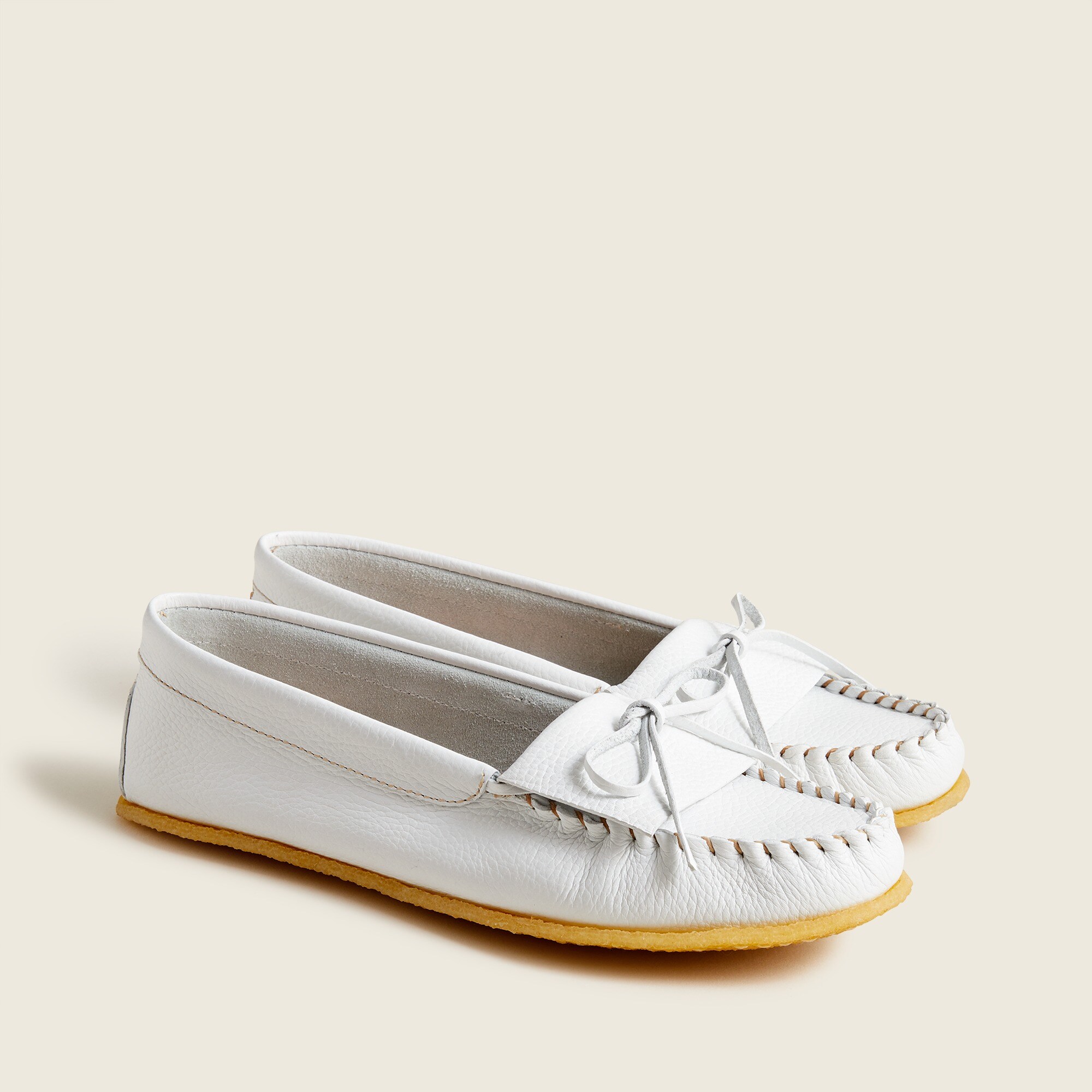 Soft unlined leather loafers