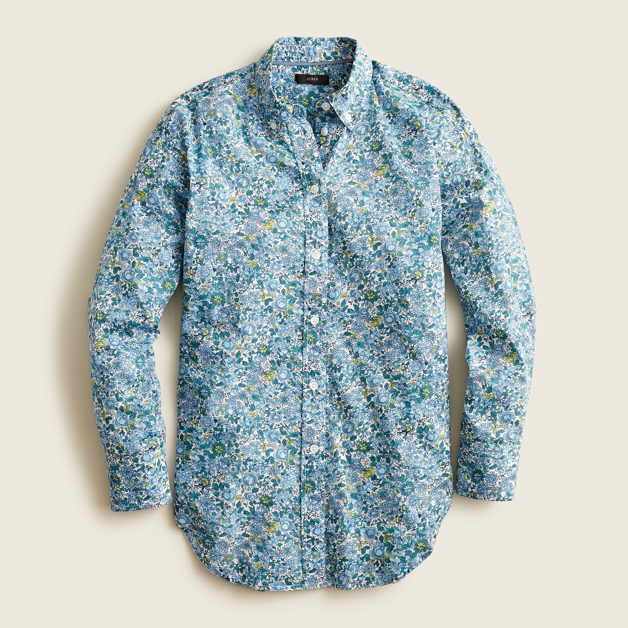 J.Crew: Relaxed-fit Cotton Voile Shirt In Blooming Floral For Women
