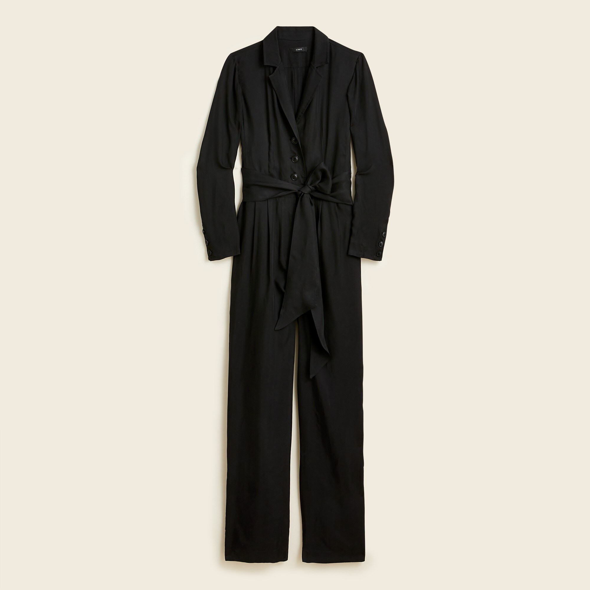 J.Crew Cupro blend Tuxedo Jumpsuit For Women