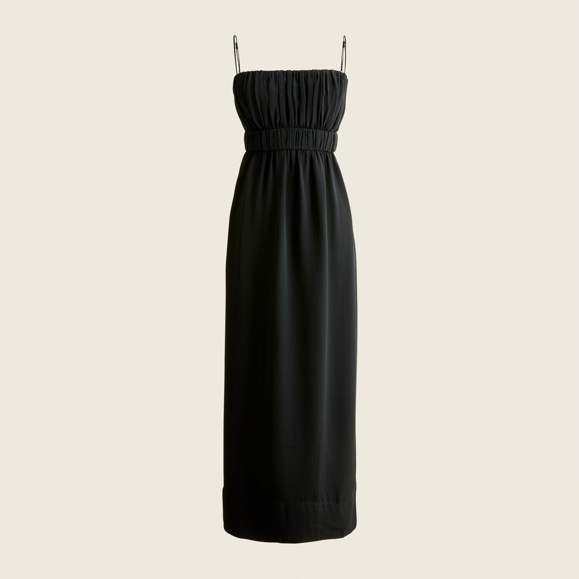 knee length dresses for ladies Silk Midi Dress For Women Cowl Neck Pure Formal Dresses main image 1