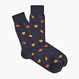 Fall leaves socks
