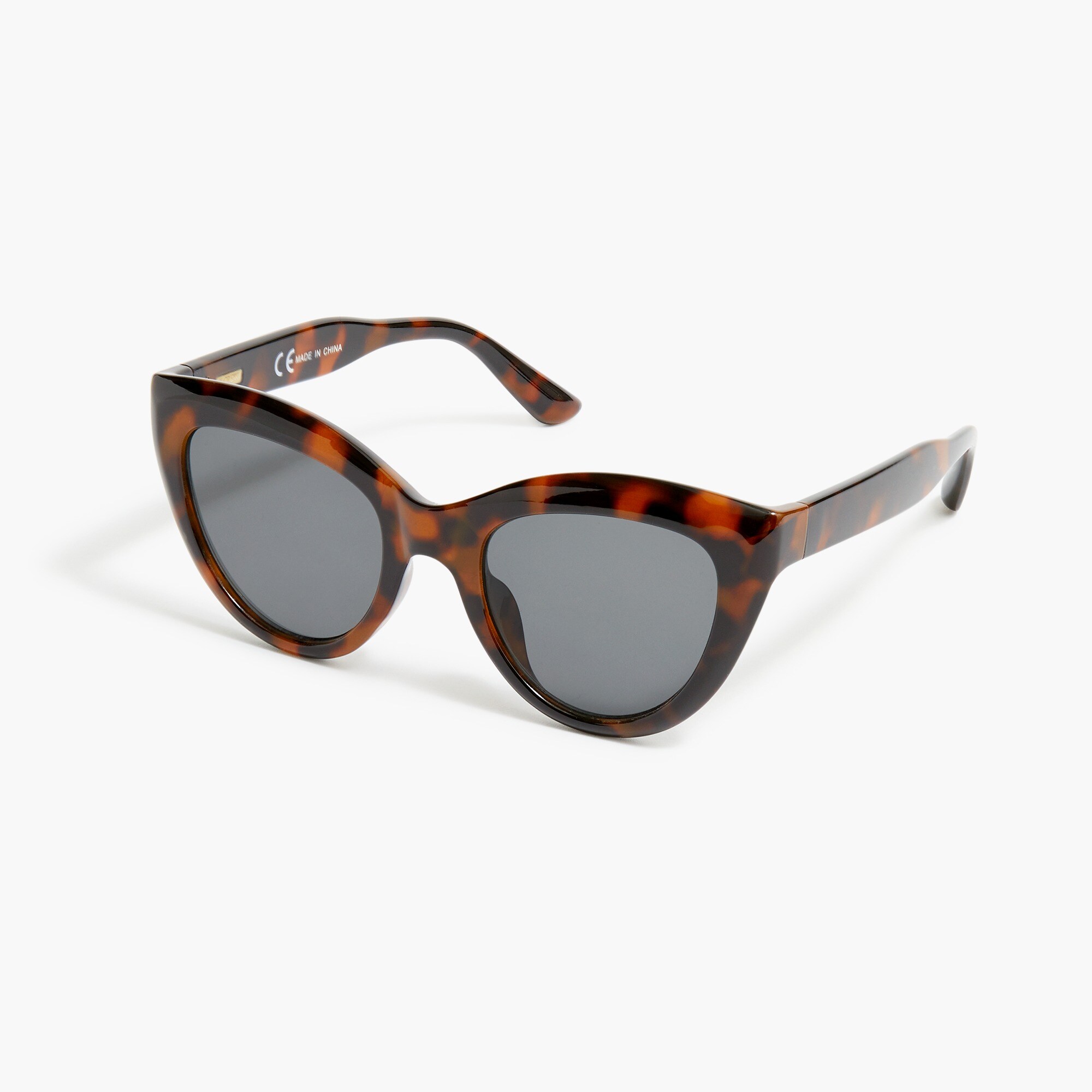 Contoured cat-eye sunglasses