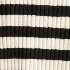 Ruffle-collar ribbed merino wool sweater BLACK NATURAL j.crew: ruffle-collar ribbed merino wool sweater for women
