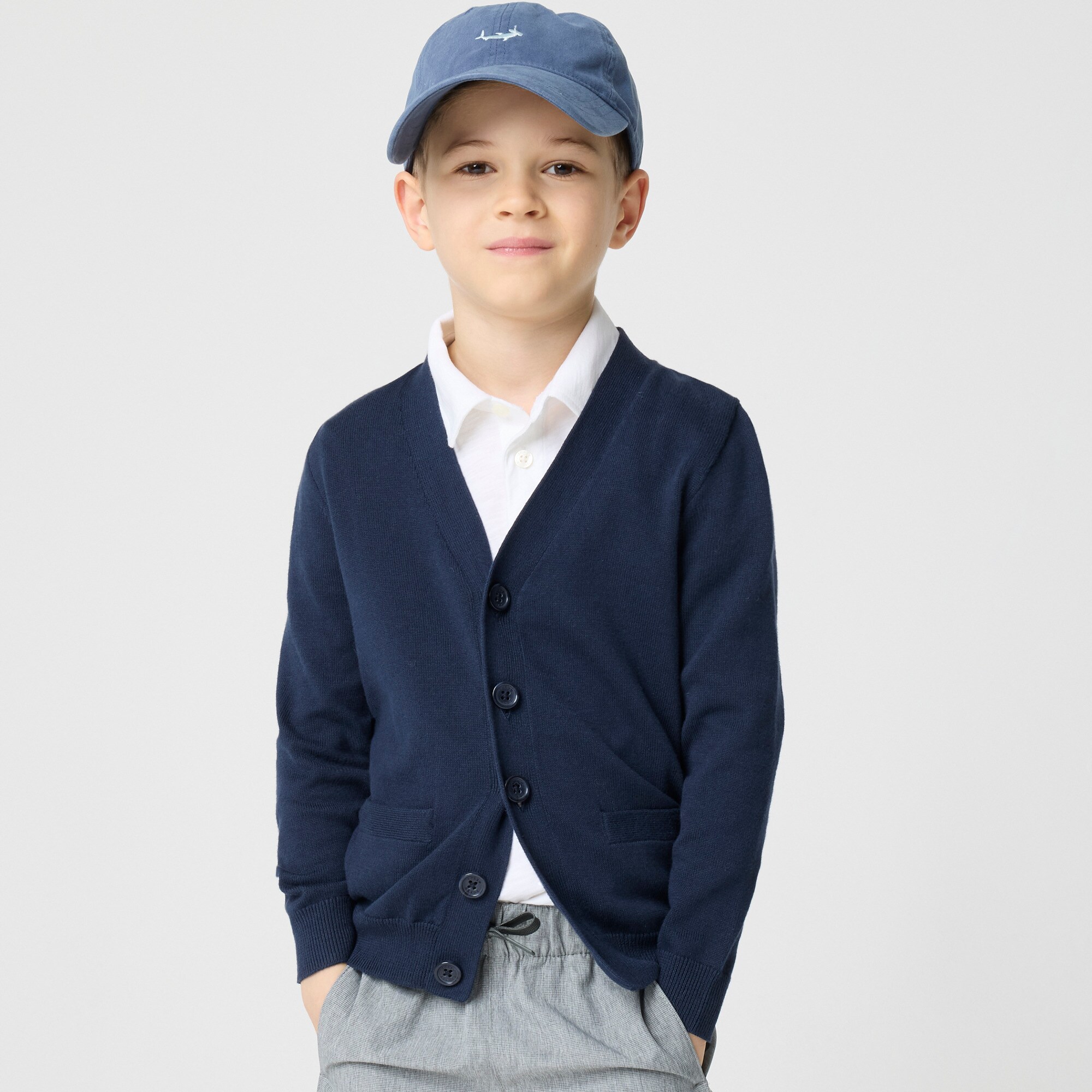 boys Boys&apos; cotton cardigan sweater