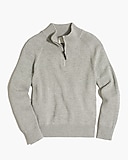 Boys&apos; cotton half-zip pullover sweater