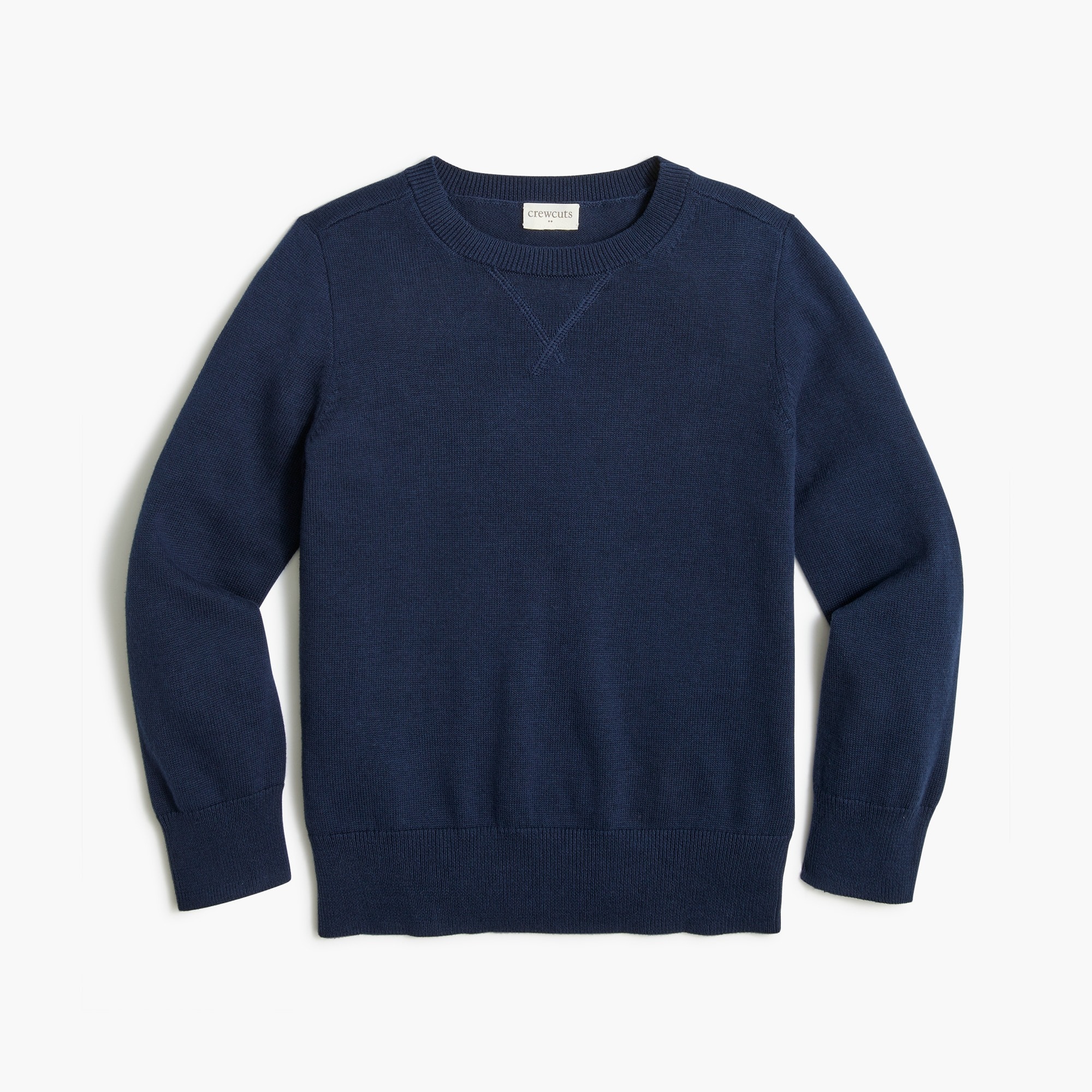  Boys' cotton crewneck sweater