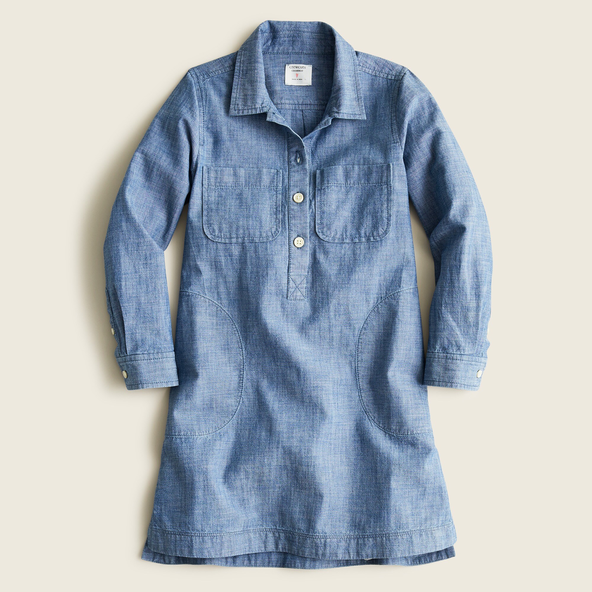 chinese dress ladies LifeShe Women's Tunic Mini Shirt Dress Cotton Long Sleeve Ruffle Hem Dress  Button Up Shift Chambray Dresses at Amazon Women's Clothing store main image 1