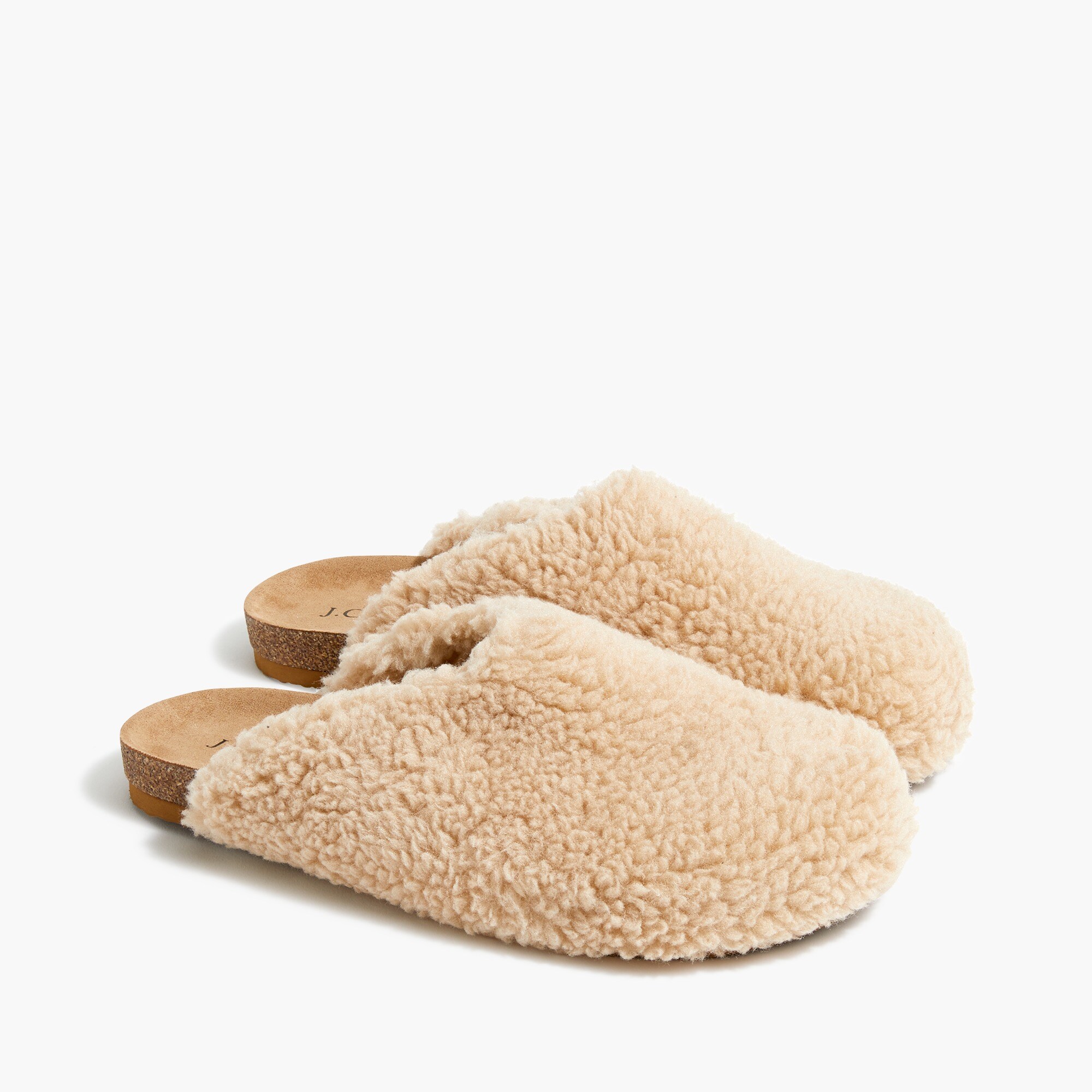 Sherpa clog slippers
