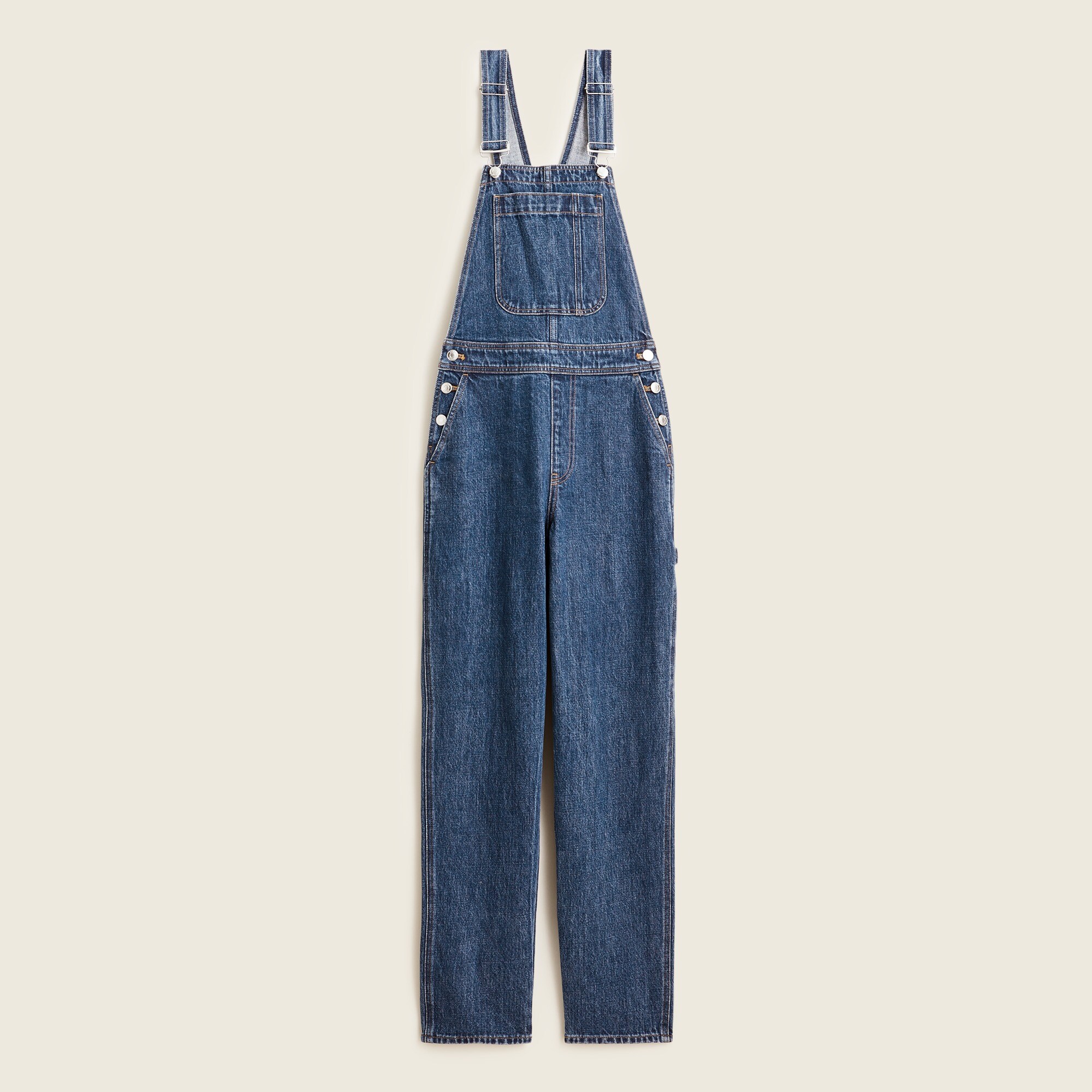 Slouchy boyfriend overall in Hartwood wash